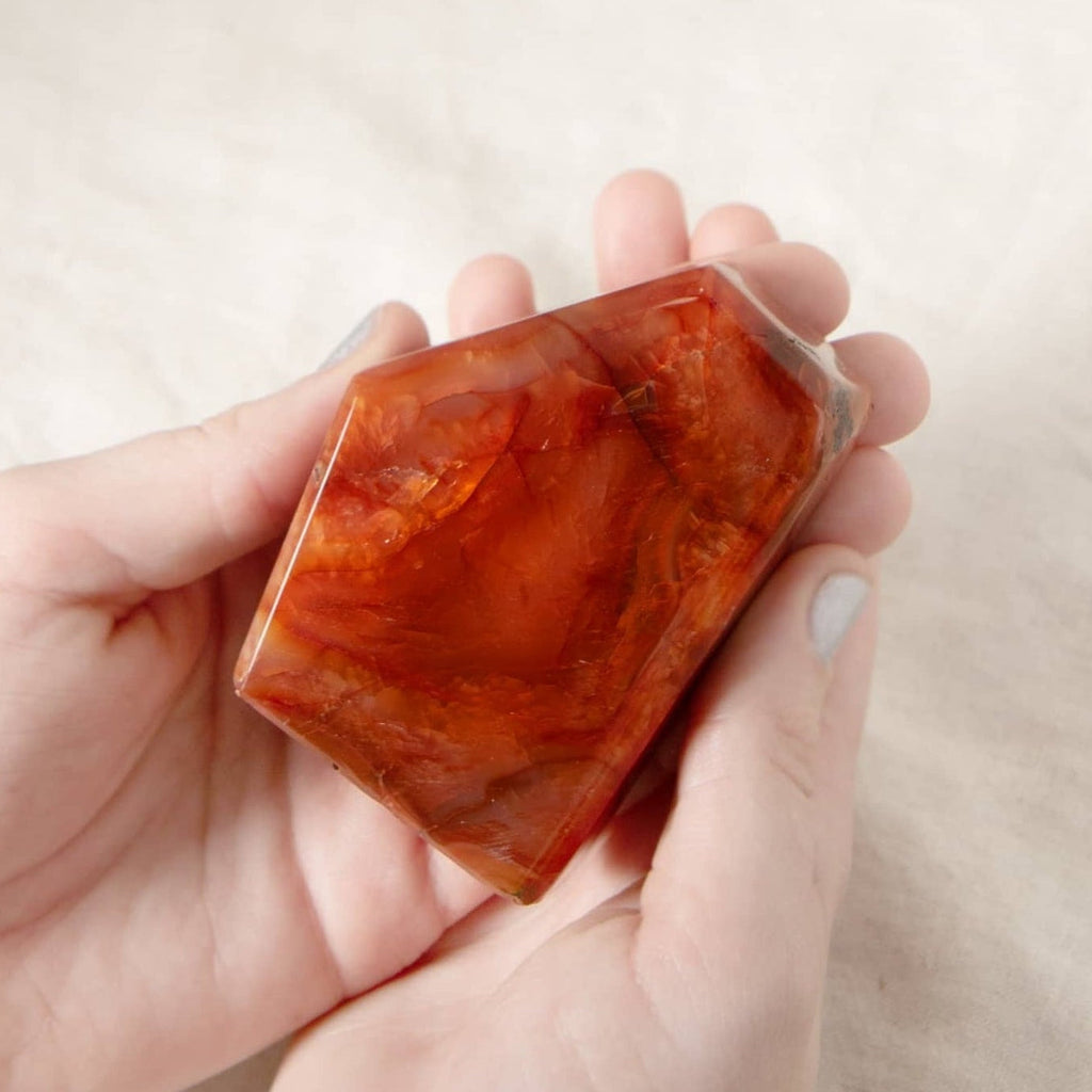 Carnelian Freeform Polygon - 1 of a Kind