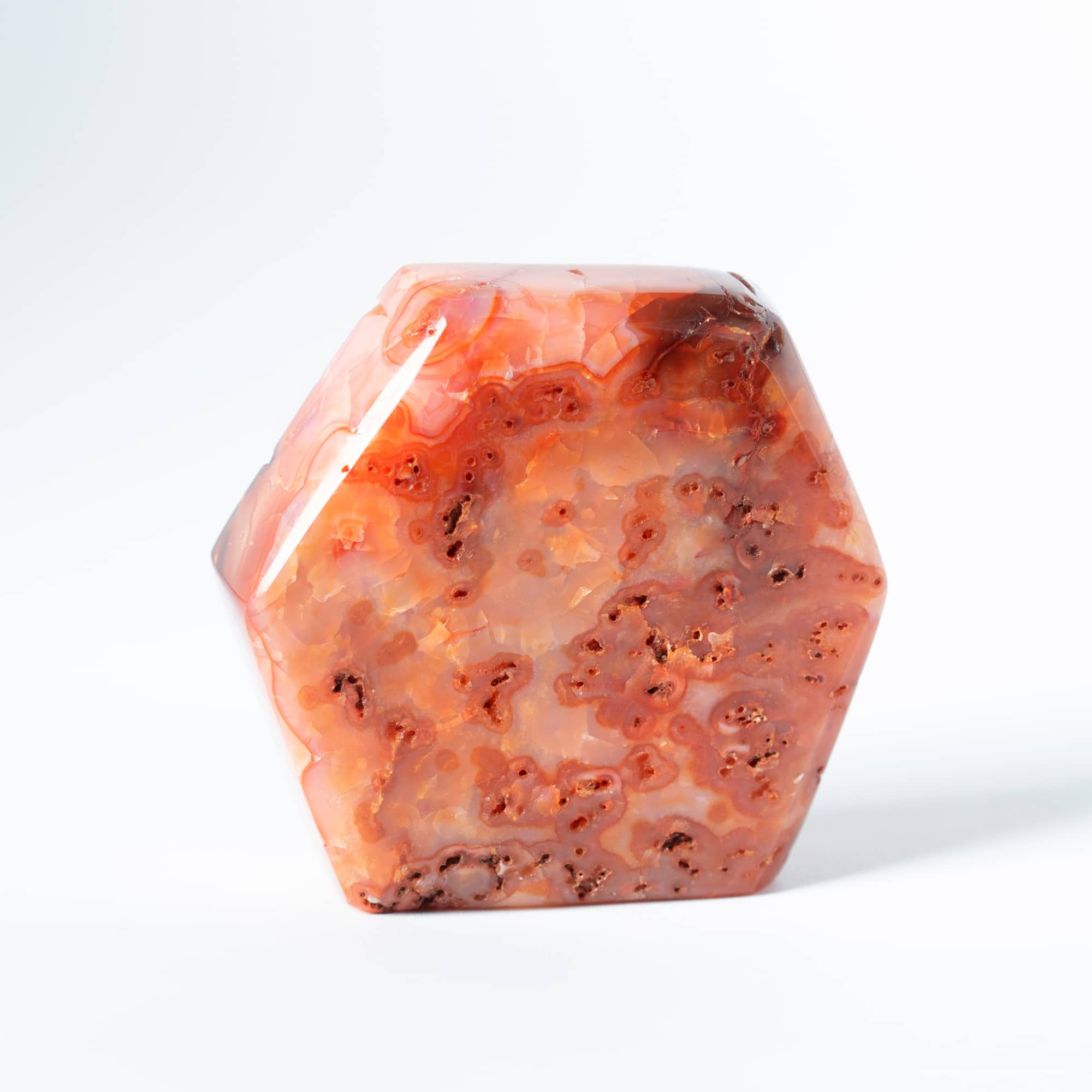 Carnelian Freeform Polygon - 1 of a Kind