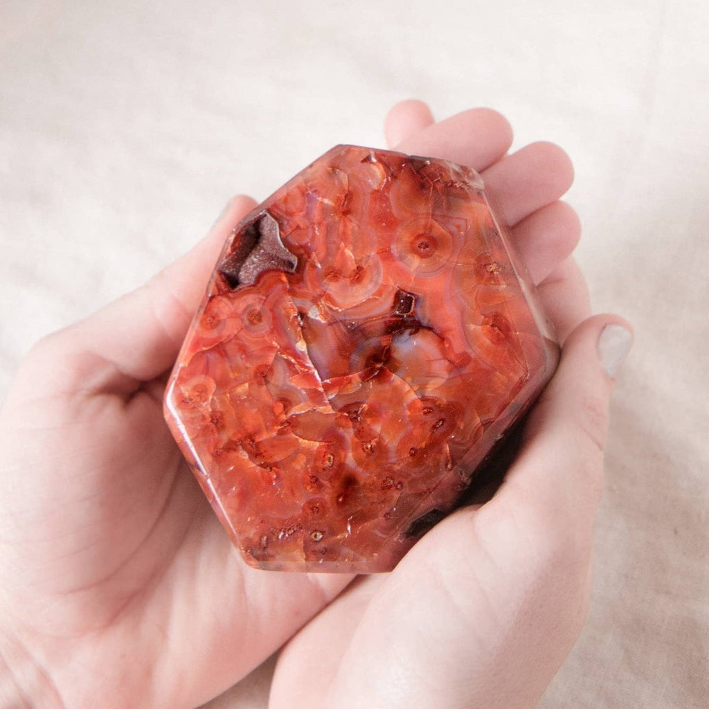 Carnelian Freeform Polygon - 1 of a Kind