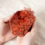 Carnelian Freeform Polygon - 1 of a Kind