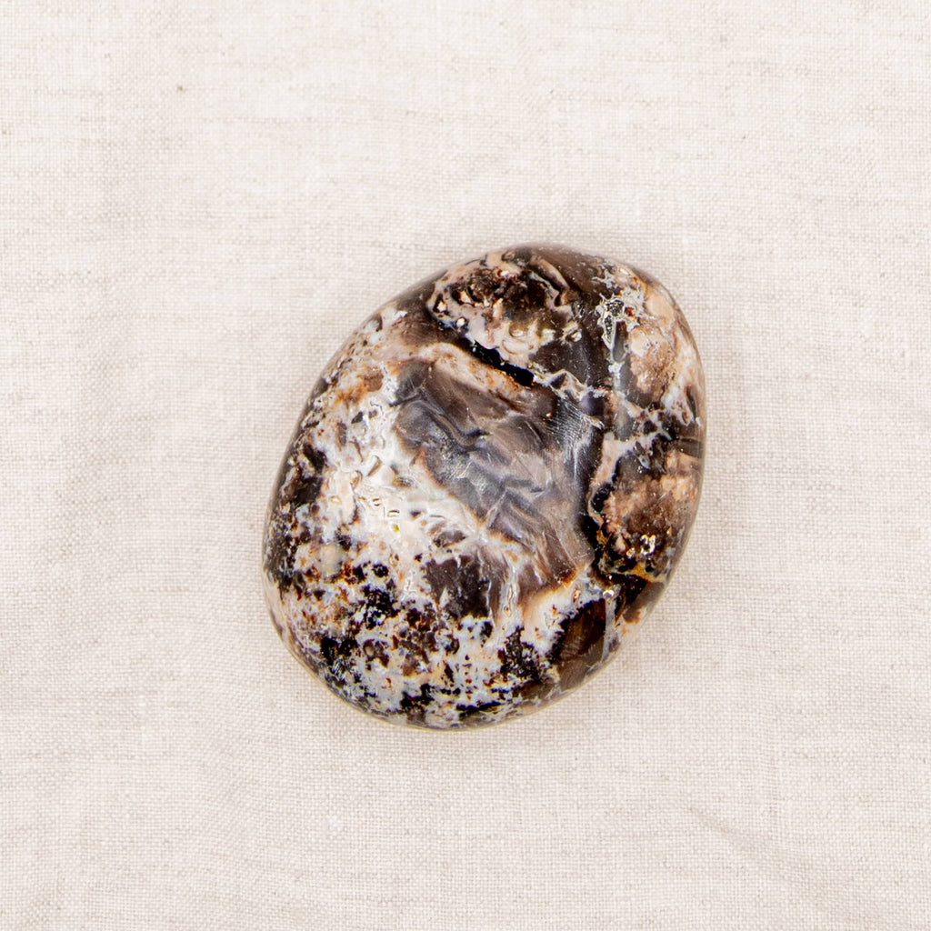 Black Opal Palm Stone - 1 of a Kind