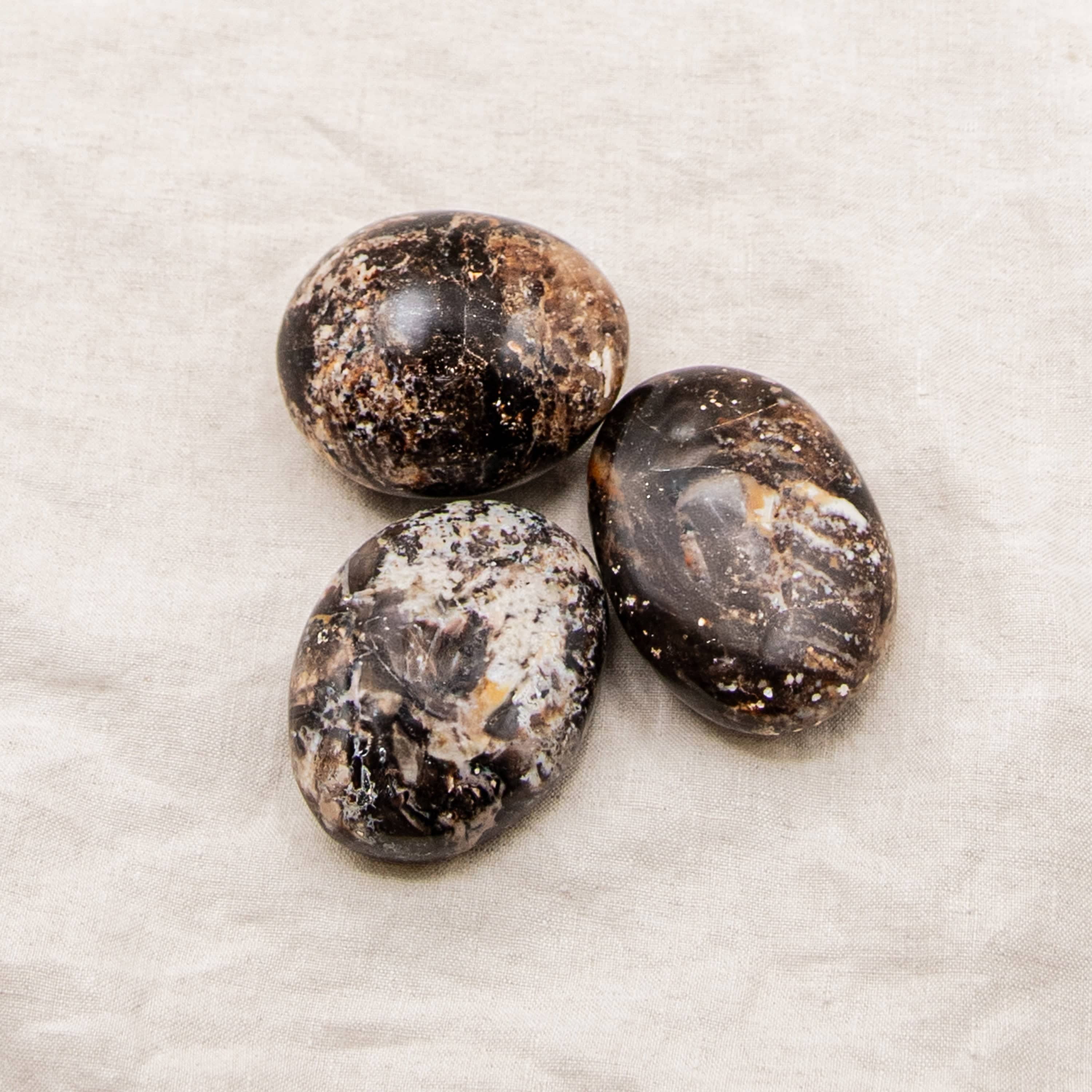 Black Opal Palm Stone - 1 of a Kind
