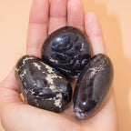 Covellite Palm Stone