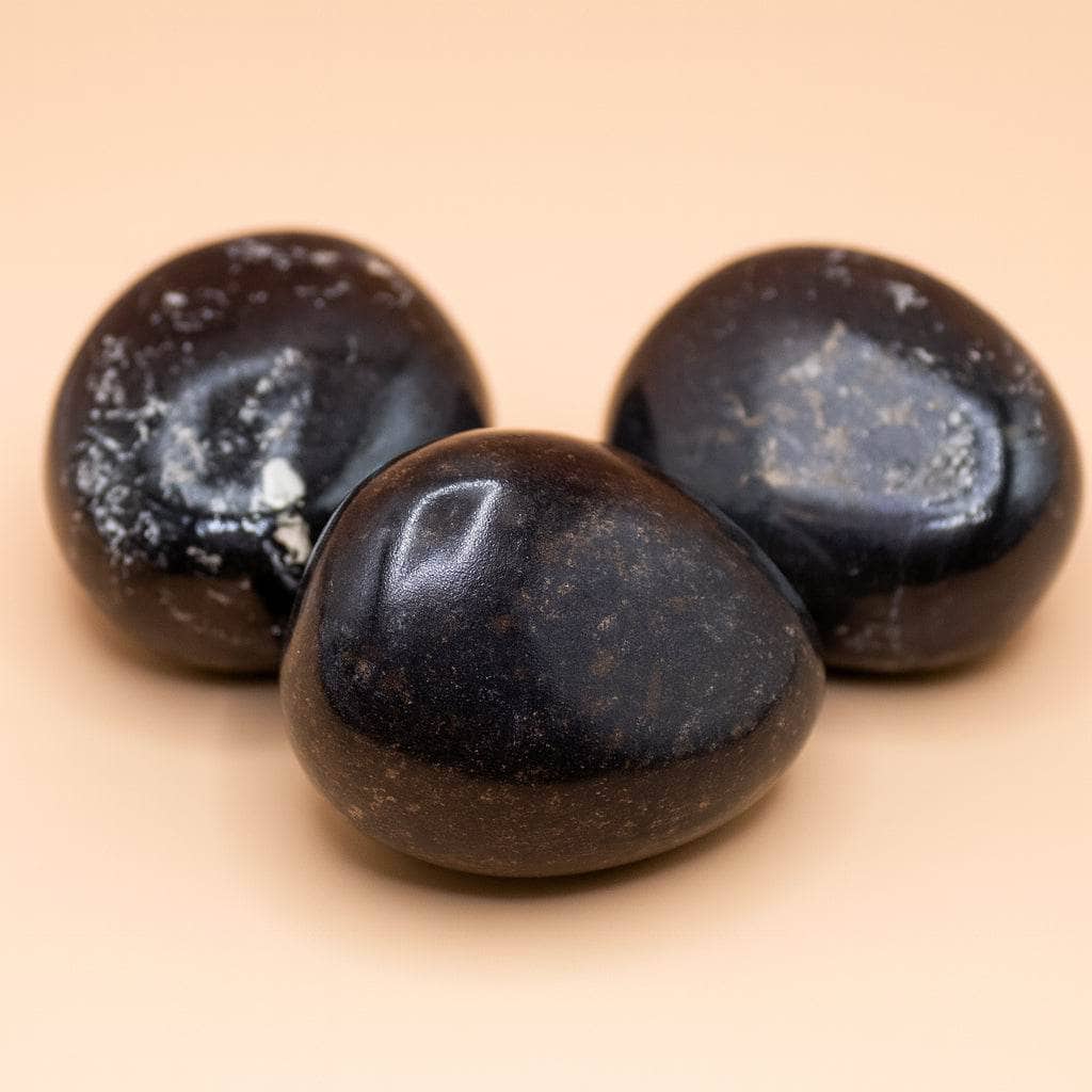 Covellite Palm Stone