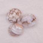 Flower Agate Palm Stone