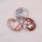 Flower Agate Palm Stone