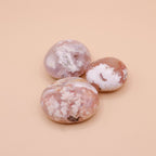Flower Agate Palm Stone