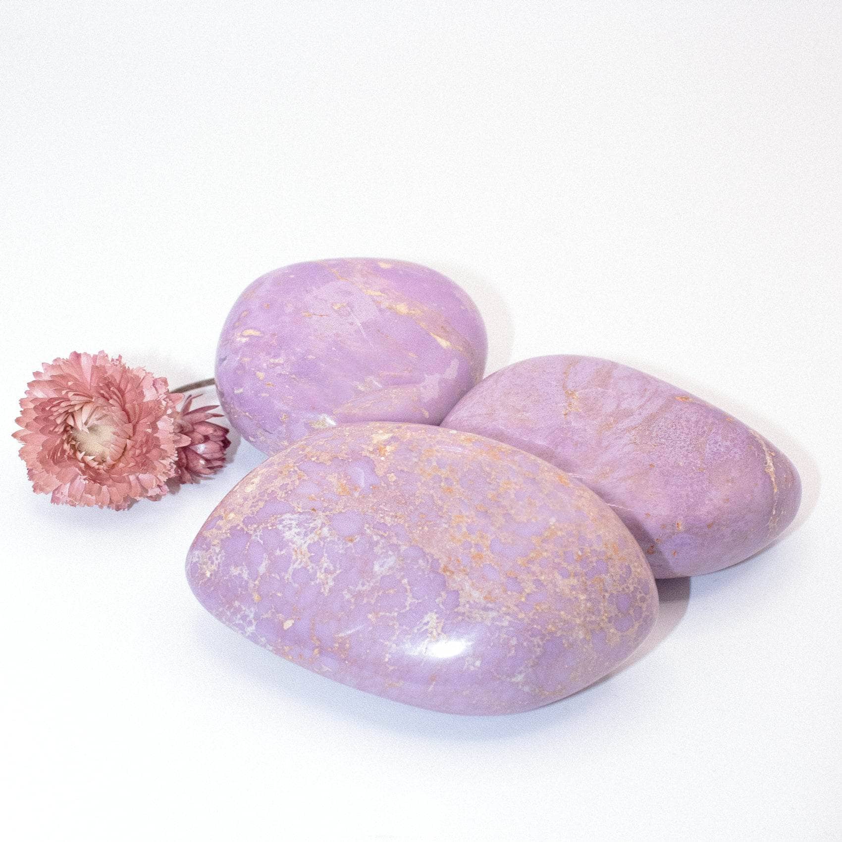 Rare Phosphosiderite Palm Stone - AAA Premium Quality