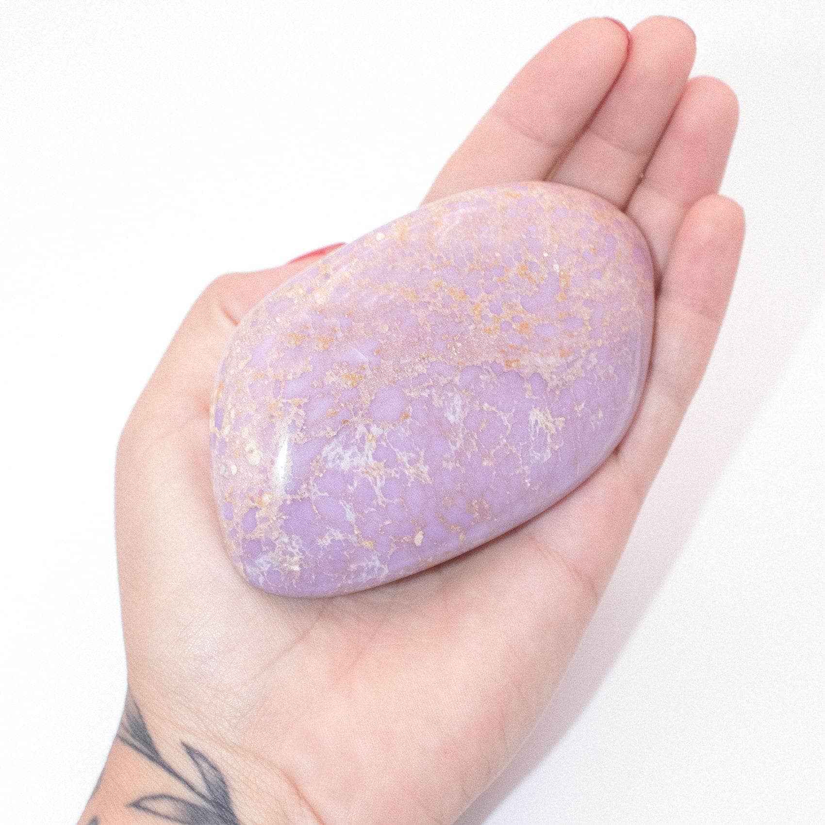 Rare Phosphosiderite Palm Stone - AAA Premium Quality
