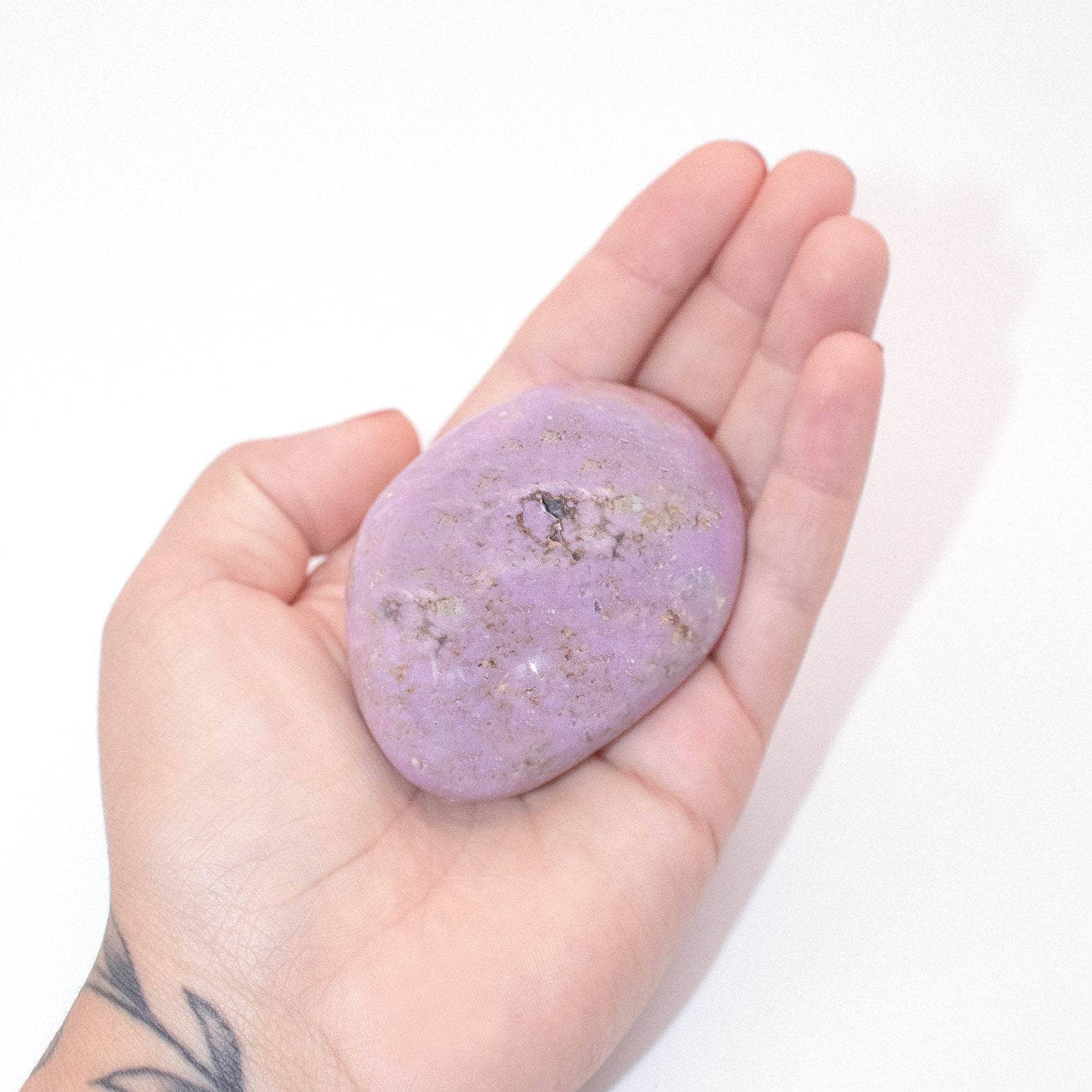 Rare Phosphosiderite Palm Stone - AAA Premium Quality