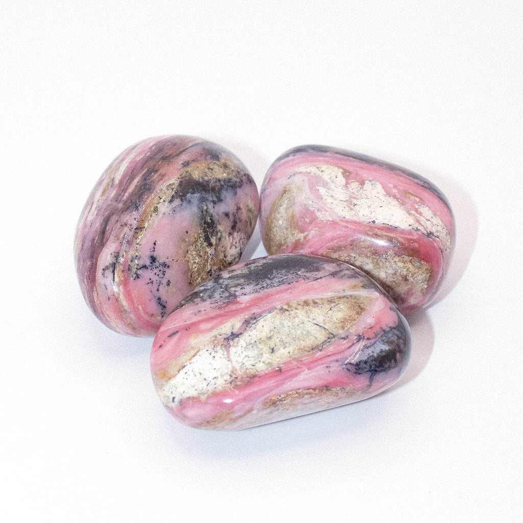 Rare Strawberry Opal Palm Stone