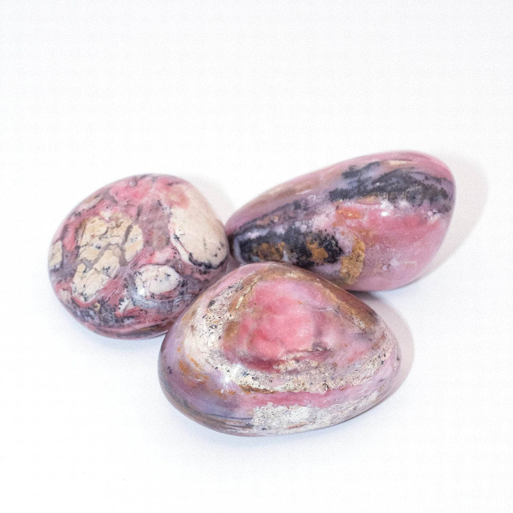 Rare Strawberry Opal Palm Stone