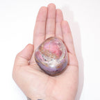 Rare Strawberry Opal Palm Stone