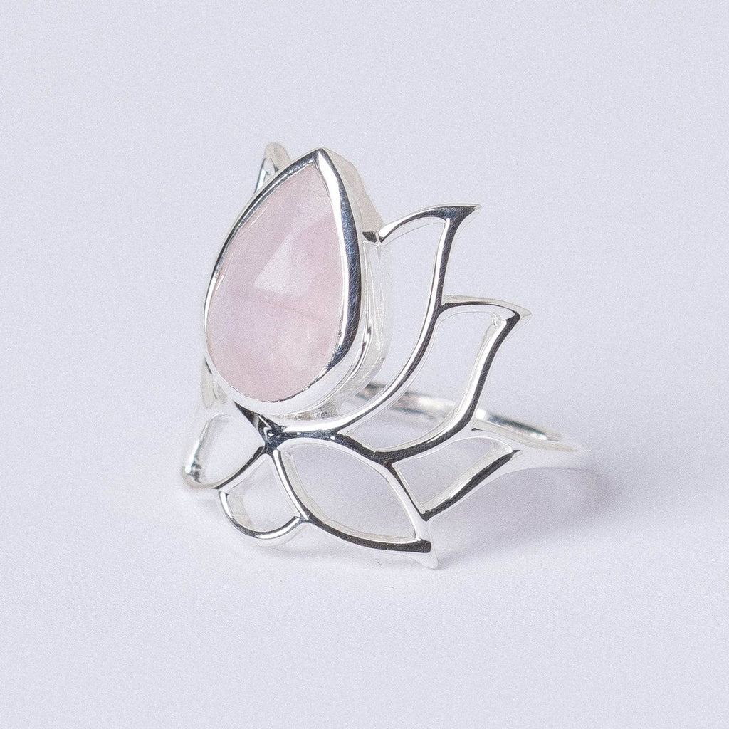 Lotus Gemstone Ring