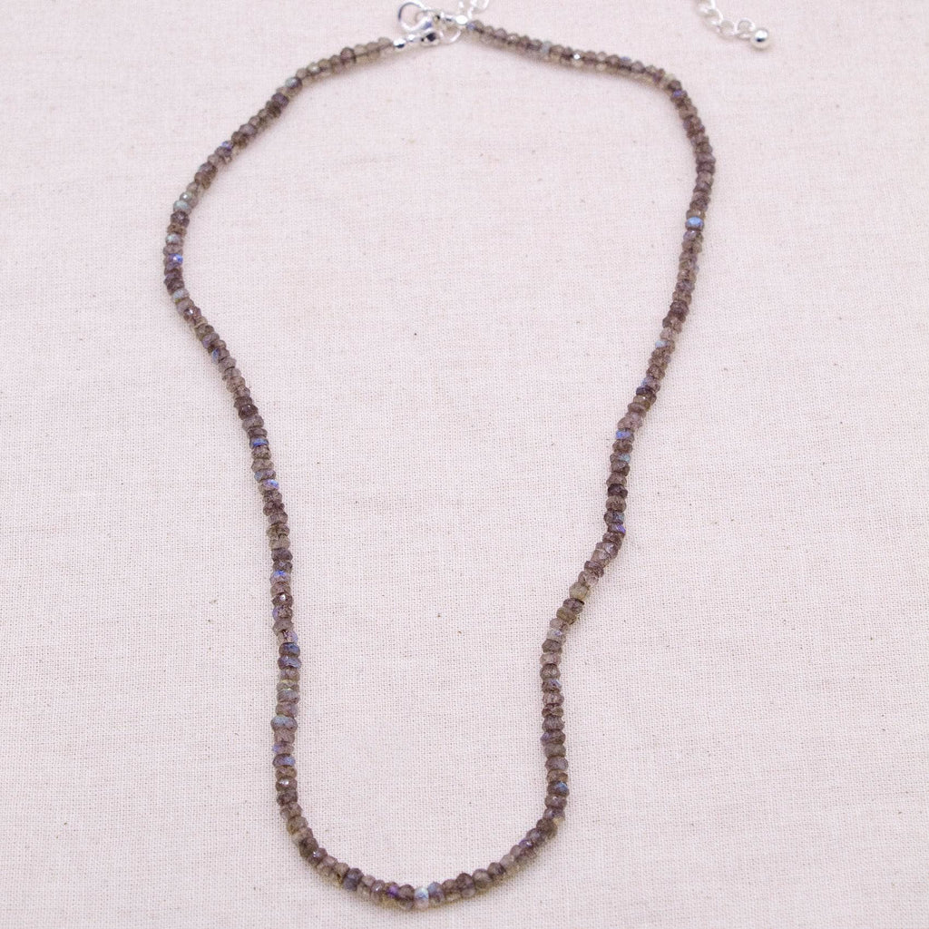 Labradorite Single or Double Strand Bead Necklace