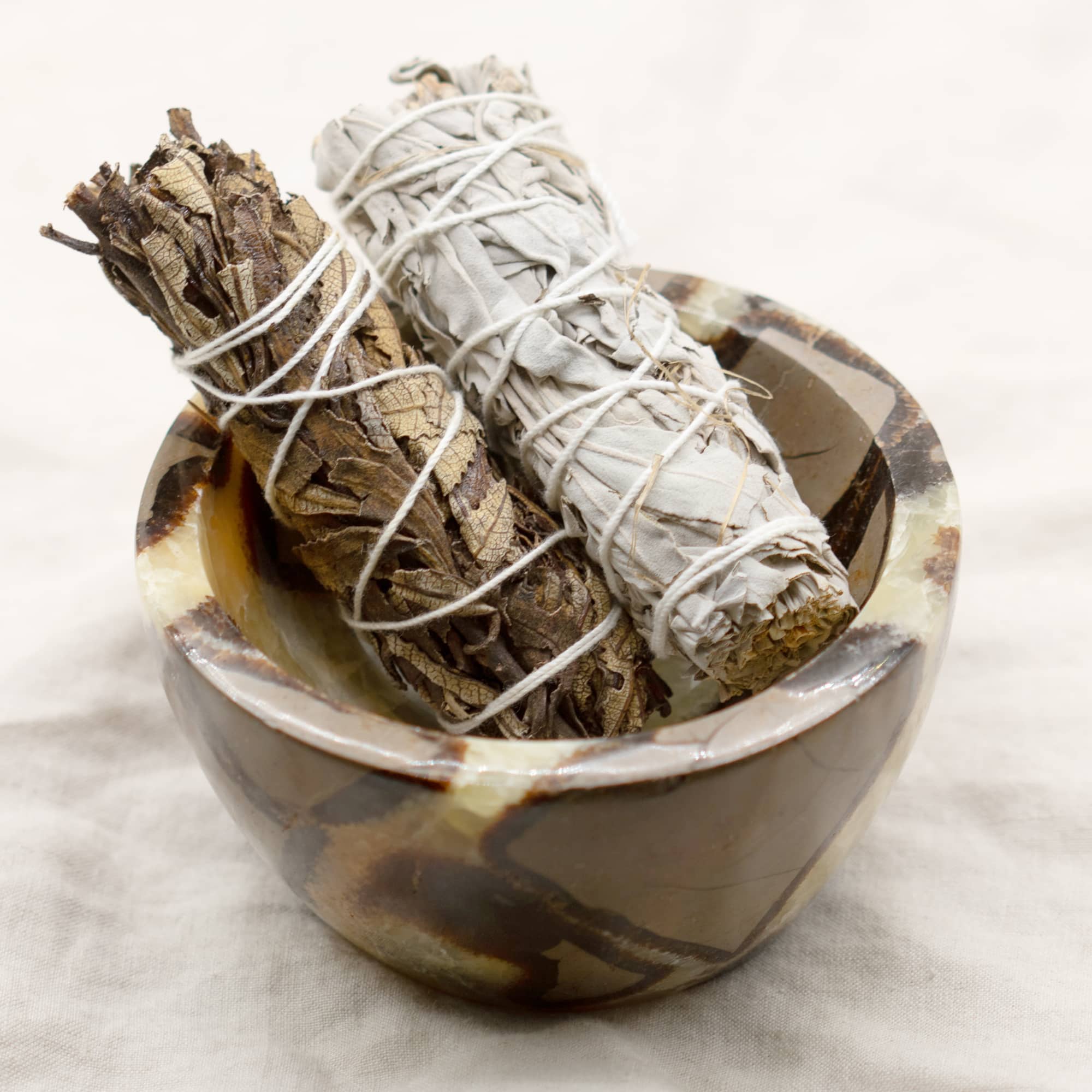 Rare Black Septarian Crystal Bowl - 1 of a Kind