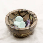 Rare Black Septarian Crystal Bowl - 1 of a Kind