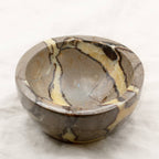 Rare Black Septarian Crystal Bowl - 1 of a Kind