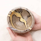 Rare Black Septarian Crystal Bowl - 1 of a Kind