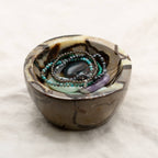 Rare Black Septarian Crystal Bowl - 1 of a Kind