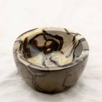Rare Black Septarian Crystal Bowl - 1 of a Kind