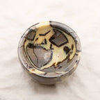 Rare Black Septarian Crystal Bowl - 1 of a Kind