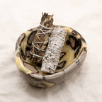 Rare Black Septarian Crystal Bowl - 1 of a Kind