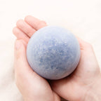 Blue Calcite Sphere- Large - 1 of a Kind