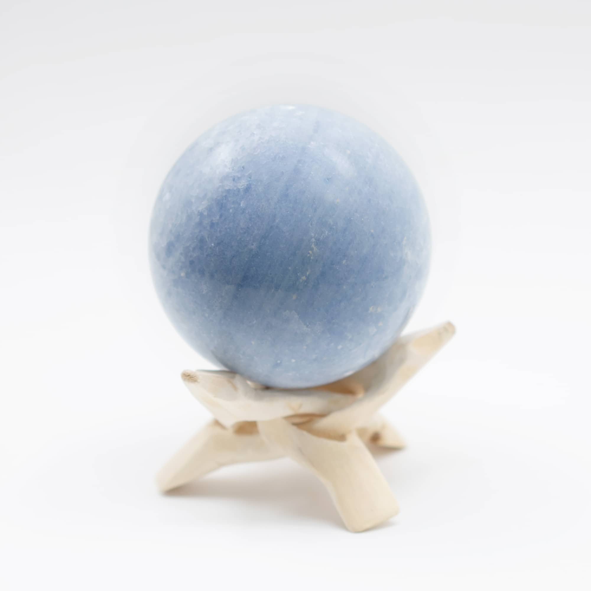 Blue Calcite Sphere- Large - 1 of a Kind