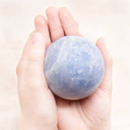 Blue Calcite Sphere- Large - 1 of a Kind