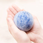 Blue Calcite Sphere- Large - 1 of a Kind