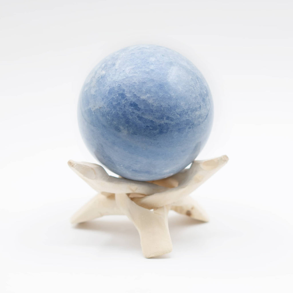 Blue Calcite Sphere- Large - 1 of a Kind