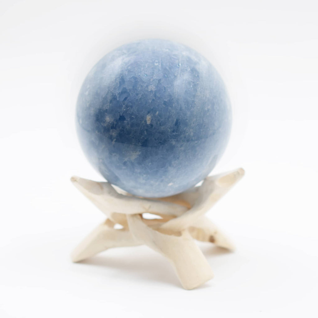 Blue Calcite Sphere- Large - 1 of a Kind