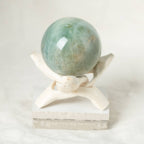 Rare Green Moonstone Sphere - 1 of a Kind