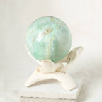 Rare Green Moonstone Sphere - 1 of a Kind