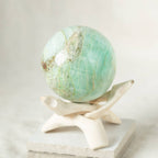 Rare Green Moonstone Sphere - 1 of a Kind