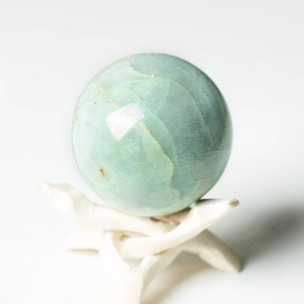 Rare Green Moonstone Sphere - 1 of a Kind