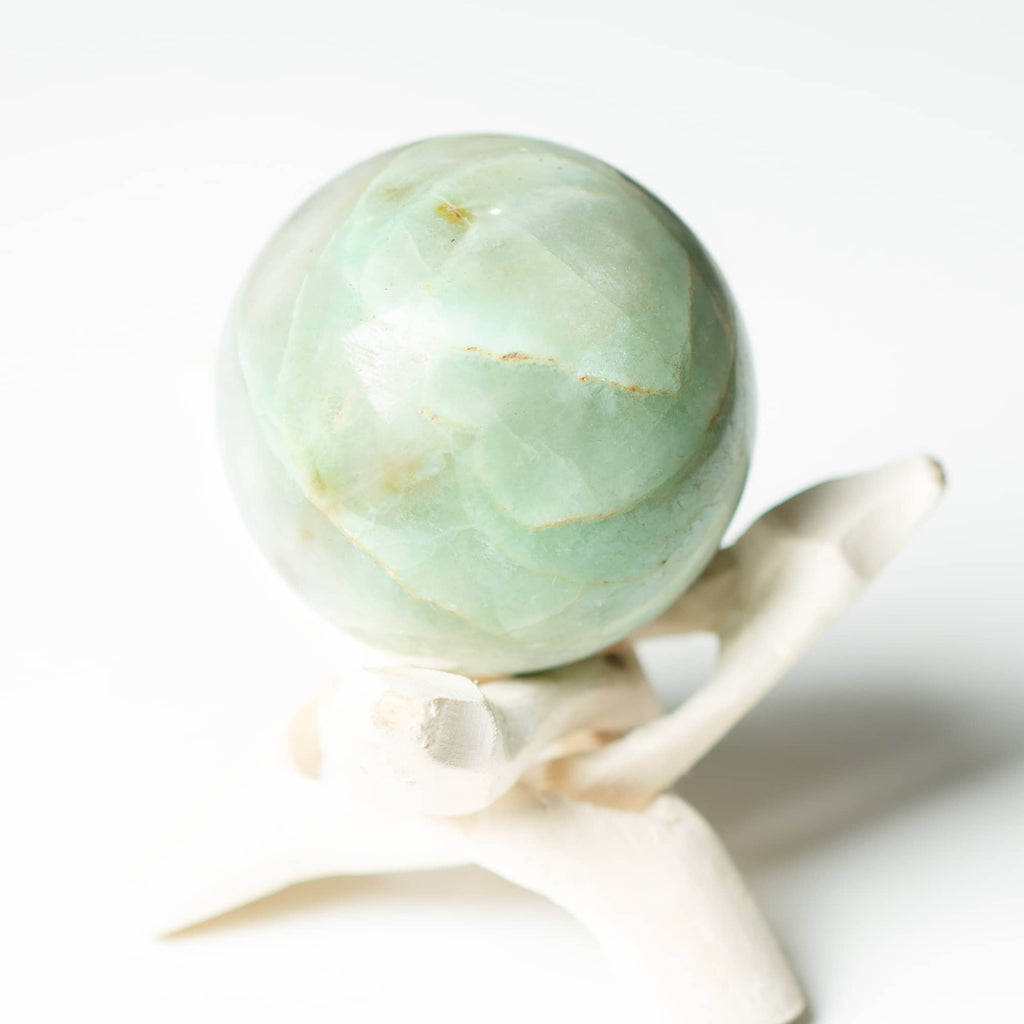 Rare Green Moonstone Sphere - 1 of a Kind