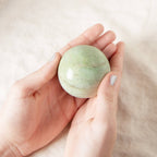 Rare Green Moonstone Sphere - 1 of a Kind