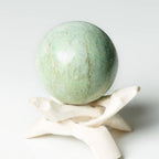 Rare Green Moonstone Sphere - 1 of a Kind