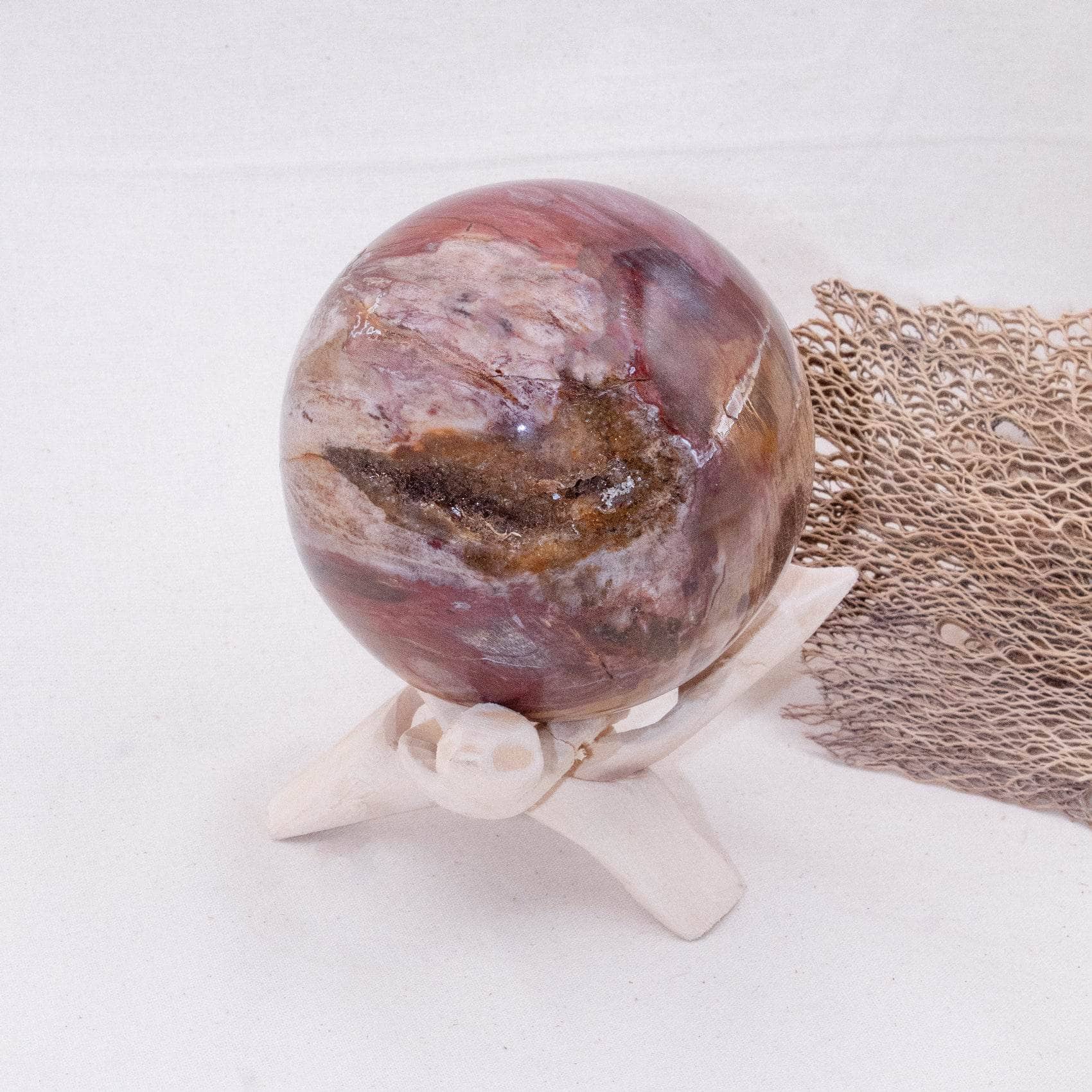 Petrified Wood Sphere