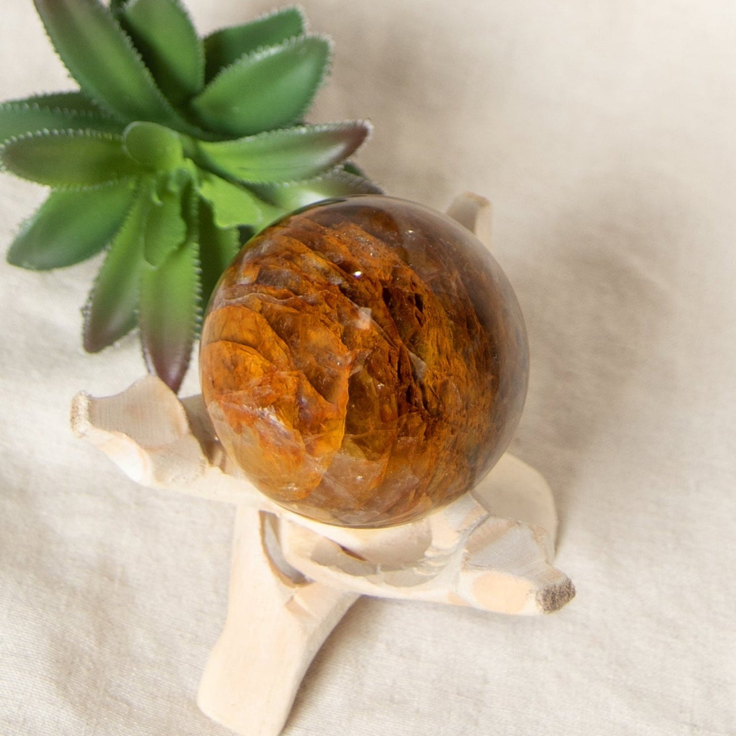 Golden Healer Quartz Sphere - 1 of a Kind