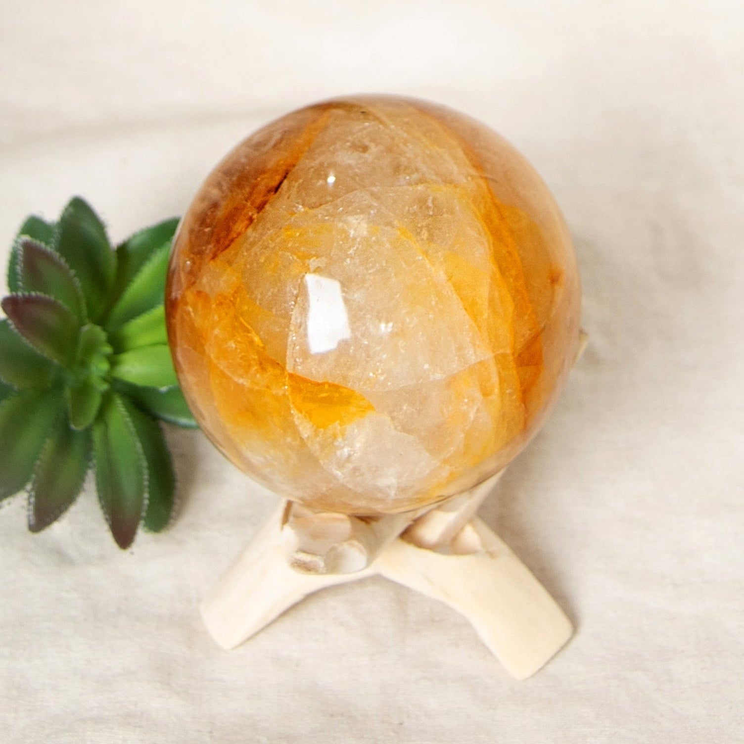 Golden Healer Quartz Sphere - 1 of a Kind