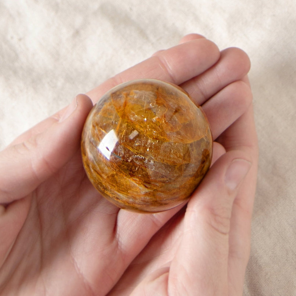 Golden Healer Quartz Sphere - 1 of a Kind
