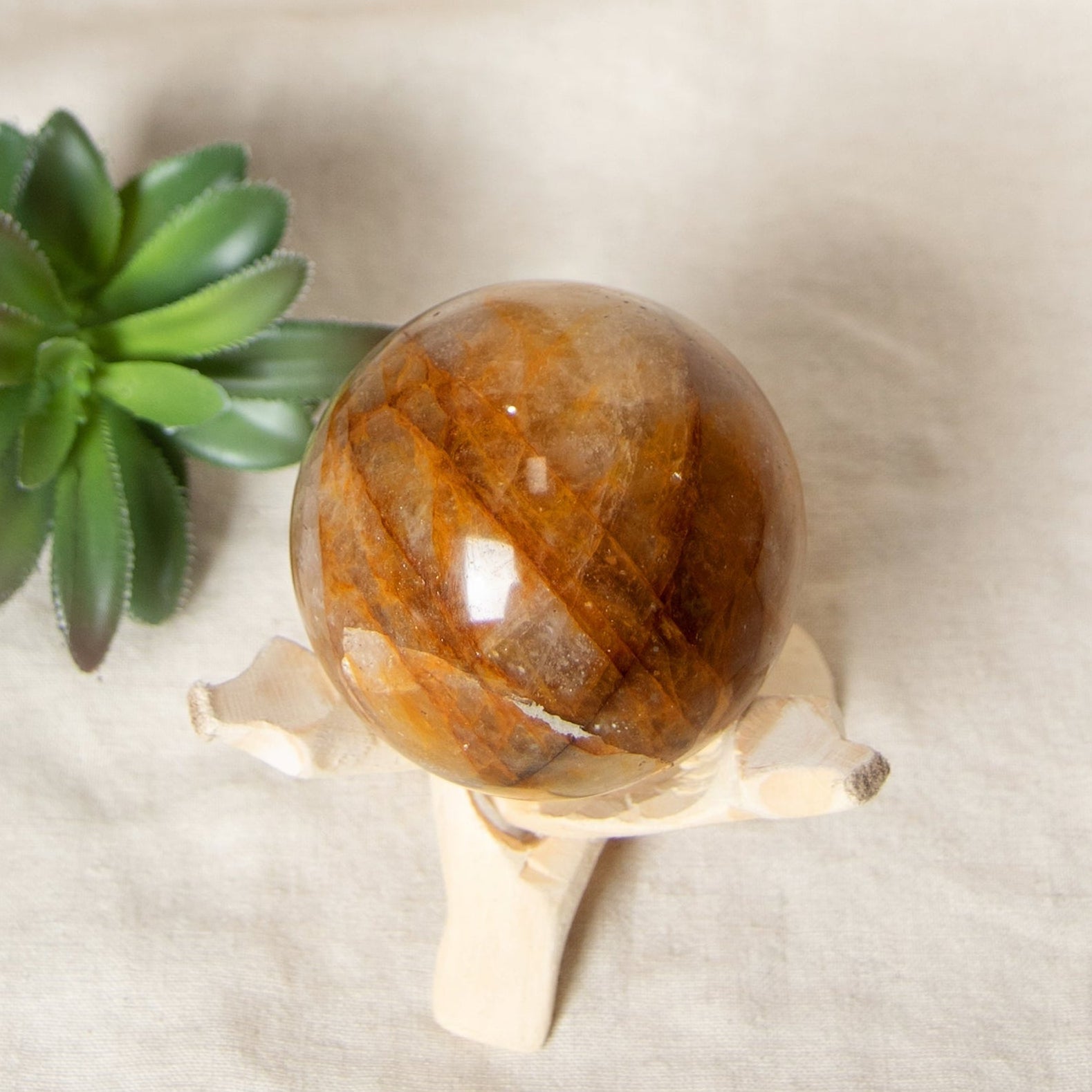 Golden Healer Quartz Sphere - 1 of a Kind
