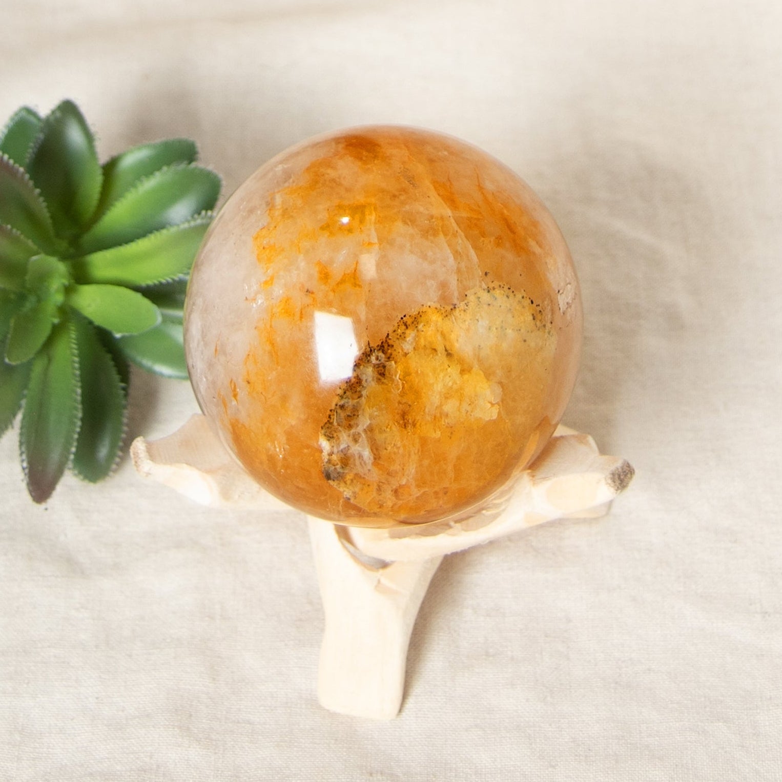 Golden Healer Quartz Sphere - 1 of a Kind