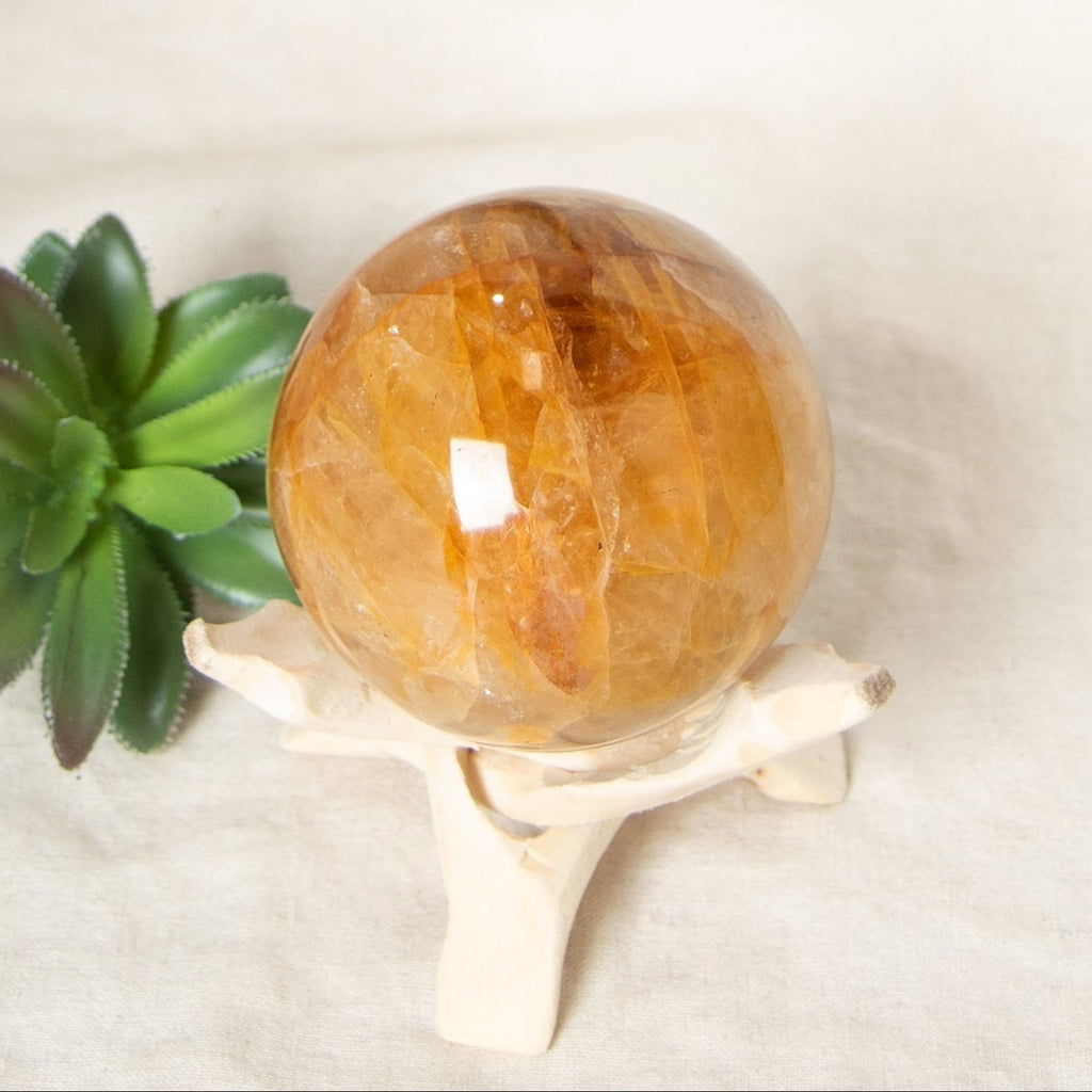 Golden Healer Quartz Sphere - 1 of a Kind