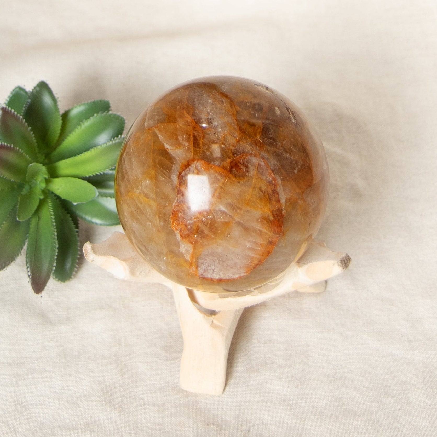 Golden Healer Quartz Sphere - 1 of a Kind