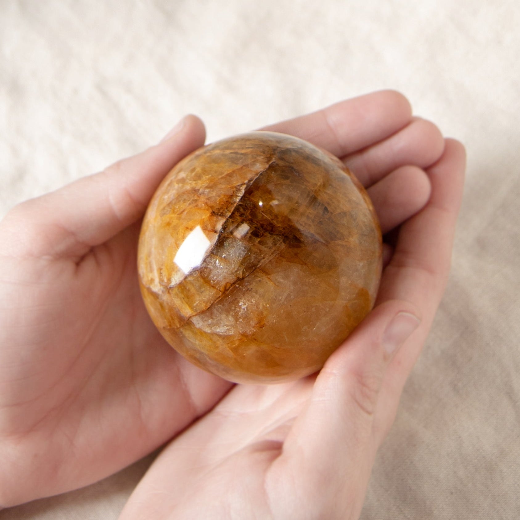 Golden Healer Quartz Sphere - 1 of a Kind