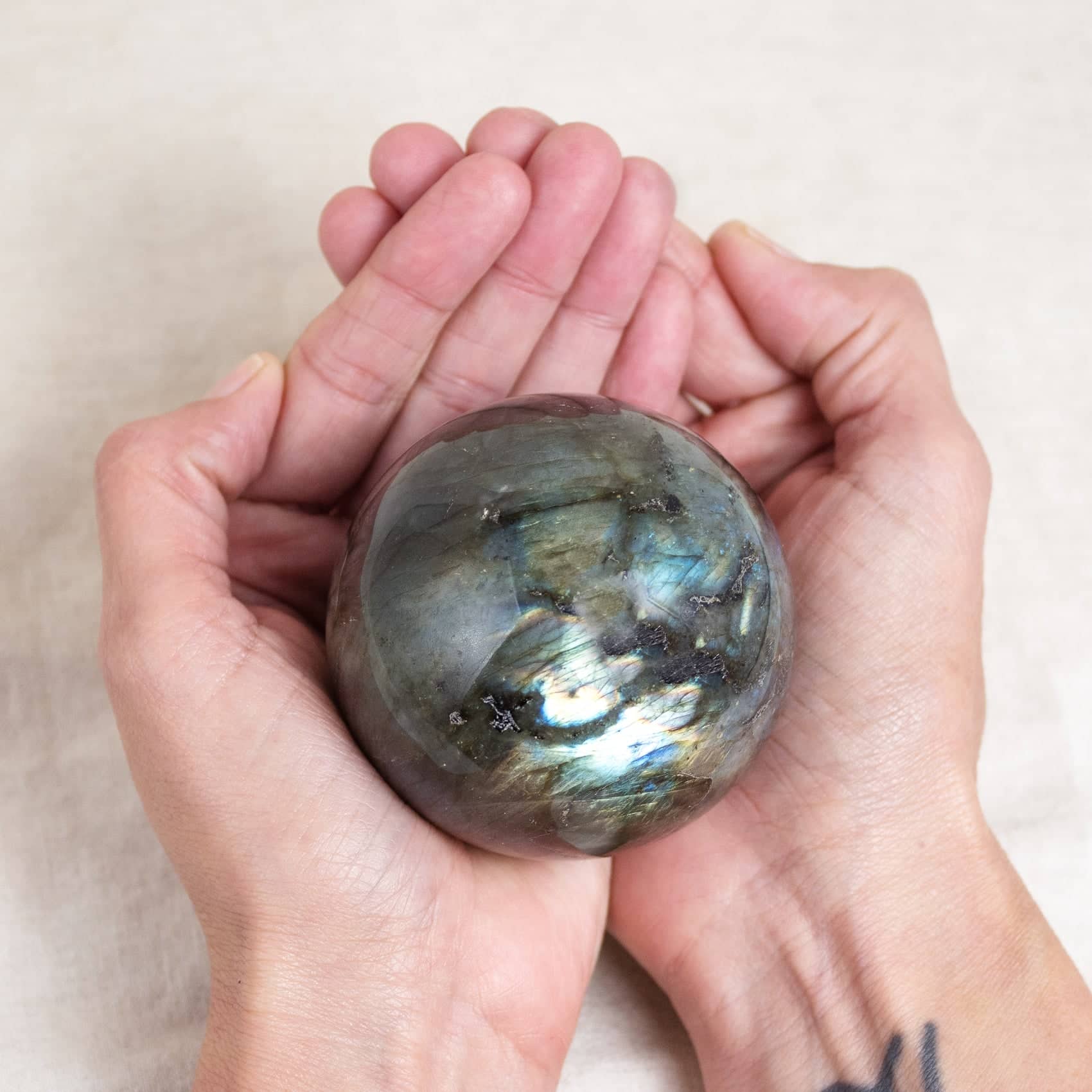 Labradorite Blue Flame Sphere - Large - 1 of a Kind